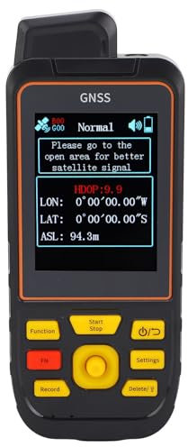 Tragbares GPS-Landmessgerät, D6E Landvermessungsmessgerät GNSS-Empfänger GPS-Landmessgerät 2 M Genauigkeit