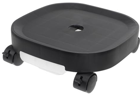 PHENOFICE Portavasi Mobile con Ruote e Vassoio per Design Ed con Freni per Maggiore Stabilità e Facilità