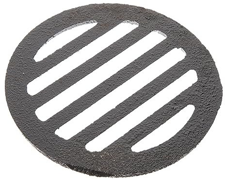 Uonlytech Cubierta De Drenaje Piso Hierro Fundido Filtro Extraíble para Baño y Drenaje Exterior Antiolor y Recogida De Residuos