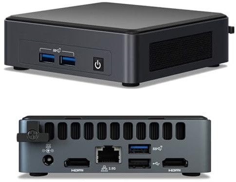 Cutesliving NUC 11 Pro Mini PC NUC11TNKV5, 11ª generación Core i5-1145G7, WiFi 6, Thunderbolt 4, 4.4GHz, pantalla dual 4K, Bluetooth 5.2, mini computadora de escritorio compacta de oficina (barebone)