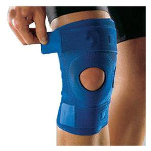 XL Blue Neoprene Open Knee Patella Support Sleeve Stabilizer Splint Protector