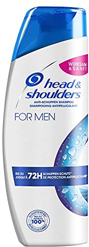 Head & Shoulders For Men Anti Schuppen Shampoo, Bei Fettigem Haar, Shampoo gegen Schuppen, 72 Stunden Schutz Vor Schuppen, Juckreiz Und Trockenheit, Für Männer, 300 ml