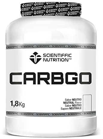 Scientiffic Nutrition - Carbgo, Carbohidratos para Aumentar la Masa Muscular, con Amilopectina de Maíz, Recuperador Muscular, Mejora el Rendimiento y Combate la Fatiga - 1,8Kg, Sabor Neutro.