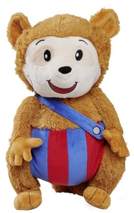 Simba 109241017 - Bobo Siebenschläfer Kuscheltier, Sing mit Mir Plüschtier, spielt Musik, 35 cm großer Kuschelspaß, für Kinder ab den ersten Lebensmonaten geeignet