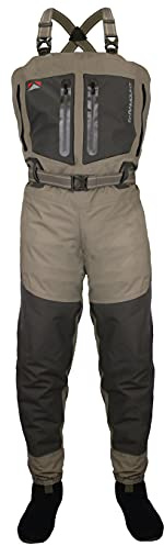 Paramount Outdoors Whetstone Women's Breathable Split Pocket Fly Fishing Chest Wader (Women's Large)