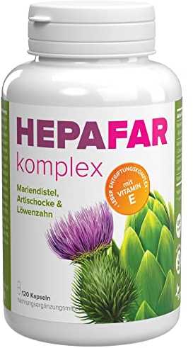 Sensilab Leber Kur – 120 Hochdosierte Mariendistel Kapseln für 120 Tage – LeberKur, Leber Komplex & Fettstoffwechsel – Mariendistel, Artischocke, Löwenzahn, Vitamin E – 80% Silymarin – Hepafar