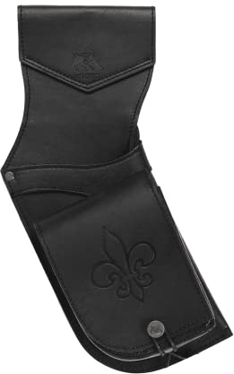 elToro Prime Galanta - Holsterköcher, hochwertiges Leder, Zubehör für Pfeil und Bogen, mittelalterlich, Eleganz (Black)