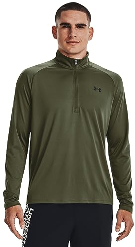 Under Armour Men's UA Tech 2.0 1/2 Zip, Lightweight Zip Top, Sweat-Wicking and Quick-Drying Training Top, Long Sleeve Sports Top for Men