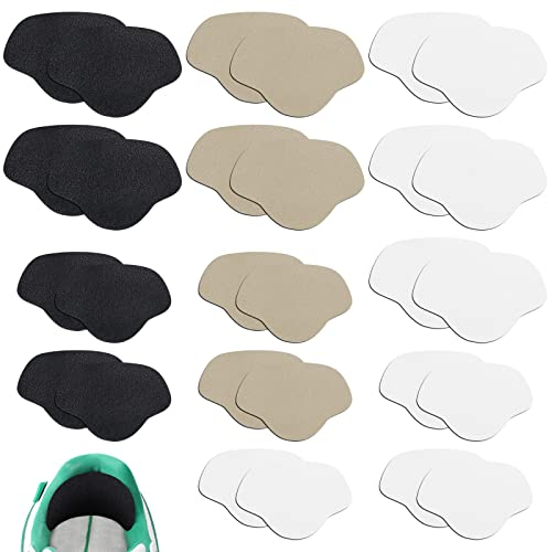 14 Paires Réparation de Talon de Chaussure, Patch de Prévention Trous de Chaussures en Cuir, Patch de Talon de Chaussure Auto-Adhésif pour Réparation de Talon de Chaussure - Grand et Petit