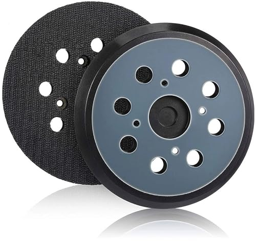 2 Stk Schleifteller 125 mm Klett, Schleifteller Exzenterschleifer als Ersatzteil Stützteller Kletthaftteller für MAKITA BO5031,M9204,BO5021,BO5041743081-8 für DeWalt 151281-08 DW4388r, 8-Loch