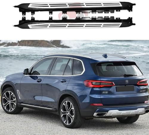 MadongJ Estribos Laterales de Coche para BMW X5 G05 2019-2022, Estribo Faldones Laterales Faldones Laterales Antiarañazos Decoración Accesorios