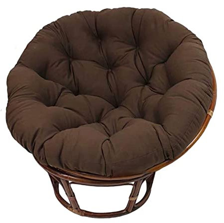 Coussin de chaise rond rembourré de luxe pour soucoupe en osier hamac balançoire café 100 x 100 cm
