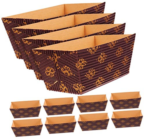 VALICLUD 25piezas Moldes De Papel Corrugado Para Hornear Bizcochos Unidades Resistentes Al Aceite Para Bodas y Fiestas