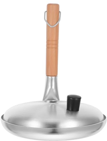 PRETYZOOM SartéN Japonesa Antiadherente Con Mango Vertical Y Tapa Para Oyakodon Cocina Para Padres E Hijos Compacta 7.87X6.29X6.29 Pulgadas Compatible Con Estufas De Gas E InduccióN