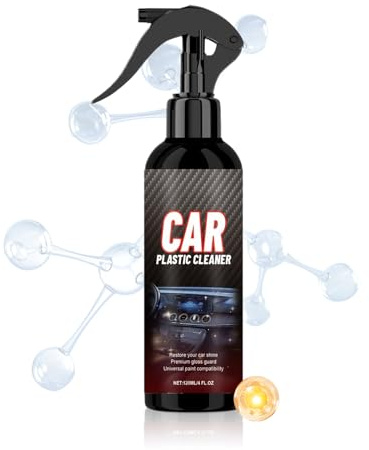 Aerosol para detalles interiores, 120 ml, líquido multiusos que no se limpia – Spray limpiador de cuero de coche | para vehículos, camiones, garajes, hogar, debajo del asiento, techo, techo, tablero