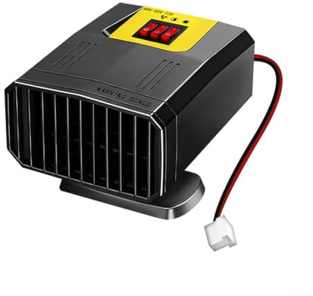 3-in-1 Car Heater, for Electric Vehicles, 48V/60V/72V Defrosting Defogging Device | 500-600W Windshield Heating Fan(E)