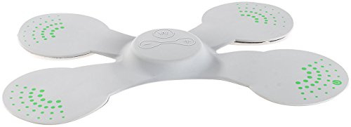 Speeron EMS Rückentrainer: EMS-Muskeltrainer/-Stimulator für Rücken & Schulter, Silikon, 4 Pads (Gerät Rücken, Muskeltrainer elektrisch, TENS)