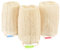 3 Pack Farm Natural Organic loofah Sponge Skin Cleansing Skin Exfoliation Bathing and Back Caring spa Body Shower Puff Scrubber Lofa Loofa Luffa Loffa Daily Skin Care