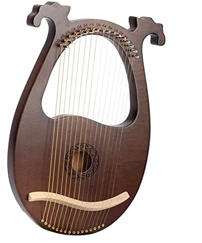 Lyre Harfe 16 String Mahagony Body String Instrument Body Instrument Mit Tuningschlüssel Und Ersatzketten