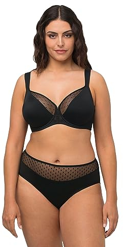 Ulla Popken, Damen, große Größen, Bügel-BH, Mesh-Kante, Cup B - F