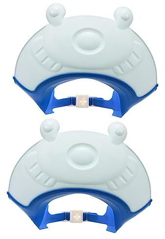 Toyvian 2pcs Bath Hat Shower Caps for Boys and Girls Soft Material Hair Washing Guard for Shampooing for Boy Girl Head Protector Use