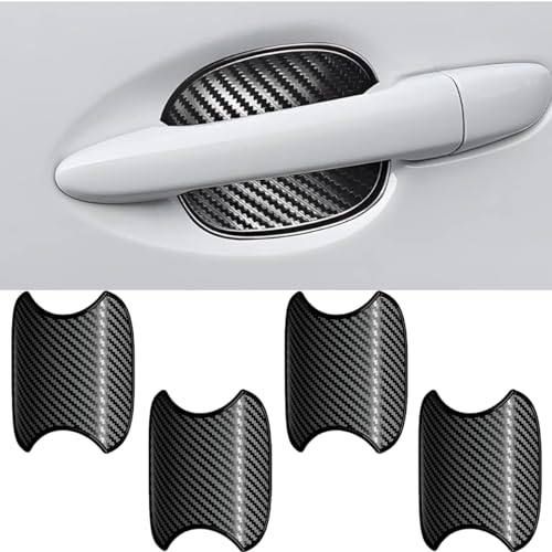 MEDZUK 4 Stück Türgriff Schutzfolie Kompatibel mit Dacia Sandero 3 | Sandero Stepway 3 2020-2025 Kratzfeste Lackschutzfolie Aufkleber - Abdeckung gegen Kratzer für Auto Türmulden und Griffvertiefung