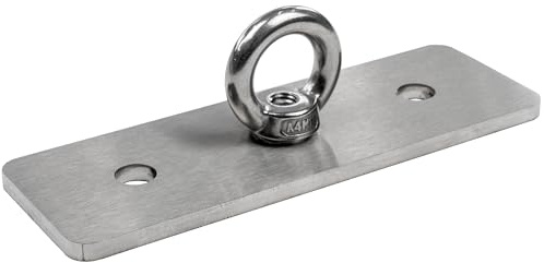 Sonnensegel Wandhalterung aus V2A Edelstahl (ohne Verankerung) | Aus rostfreiem V2A: ohne Befestigungsmaterial – ideal für individuelle, vorhandene Befestigungssysteme – Made in Germany