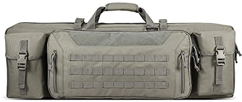 Doppel Waffentasche Gun Bag Futteral 36-Zoll Langen Gewehrtasche Mit Doppelfach 3 Gro?e Zubeh?r Beutel Langwaffentasche Gewehrfutteral Für 2 Langwaffen Doppel (D)