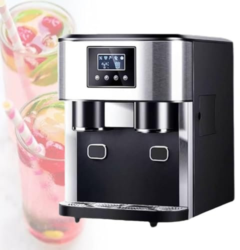 Macchina Per Il Ghiaccio Elettrica, Tritaghiaccio Con Serbatoio Dell'Acqua Da 1,8 L, 16 Cubetti Di Ghiaccio Pronti In 8 Minuti, 15 Kg/24 Ore, Per Ristoranti, Hotel, Piscine, Camper