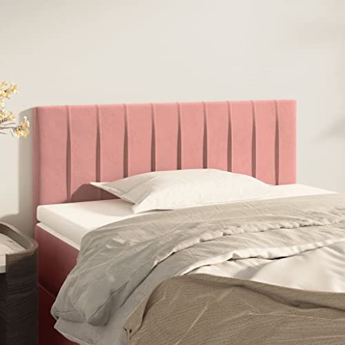 XINCXIN Kopfteil, headboard for Bed wandpolster Bett wandkissen wandpolster schlafzimmermöbel modern Rosa 100x5x78/88 cm Samt