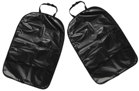 Toyvian Protezione Sedile Auto Coprisedile Posteriore Oxford 2 Pezzi per Ragazzi Nero Resistente Facile da Pulire e Installare per Seggiolino