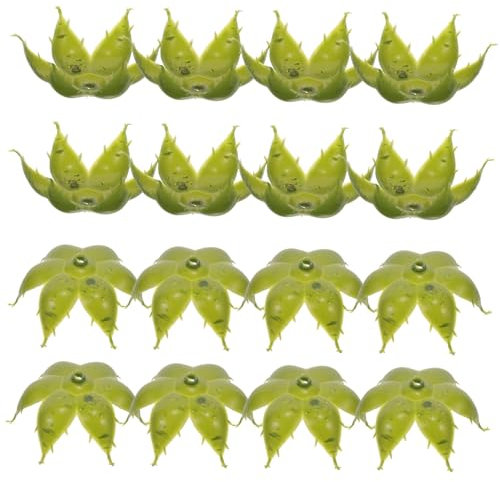 Cabilock Calices de Fleurs en Plastique Vert 50pcs Accessoires Décoratifs Solide pour Bricolage Floral pour Créations DIY et Loisirs Créatifs