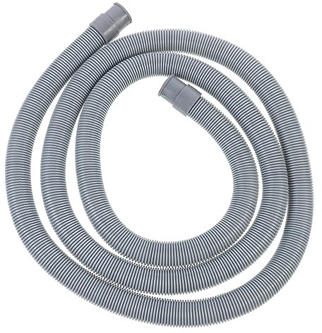 HOMSFOU 2m Washing Machine Extension Drain Hose 20mm Diameter Flexible Water Discharge Pipe for Home Use and Easy Installation