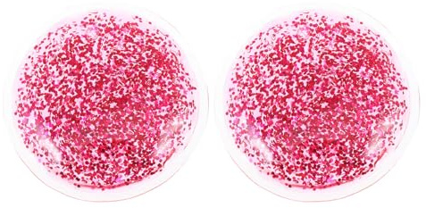 VICASKY Kühlende Kleiner Augenklappen 2 Stück Gel Augenpads Wiederverwendbar mit Kompression Kältetherapie gegen Geschwollene Augen und Migräne Reise und Entspannungshilfe für Zuhause