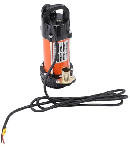 Pompa sommergibile PolyGen in acciaio inossidabile da 300 W con sollevamento massimo di 22 m, pompa per acqua per pozzi profondi con portata di 4 m³/h, motore brushless e cavo per (CC 12 V)