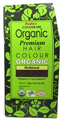 Radico Colour Me Organic Pflanzenhaarfarbe Rot-Blond 100g