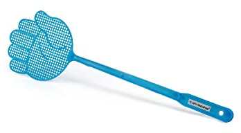AFH Fliegenklatsche Hand-Standard | Länge: 42 cm | blau | Hand | 3 Stück