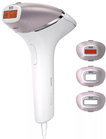 PHILIPS Lumea Prestige BRI947/00 Corded IPL Hair Removal Device with SenseIQ and 4 attachments for Body, Face, Bikini & Underarms, Pack Of 1, 1.12 Kg