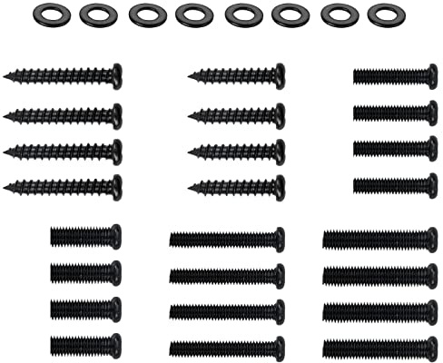 Universal TV Stand Screws and Washers for TV Stand Legs Screws Kit for Westinghouse JVC Pioneer Philips Roku TV Mount Screws Kit, Universal TV Leg Screws, Includes Screws, Washers