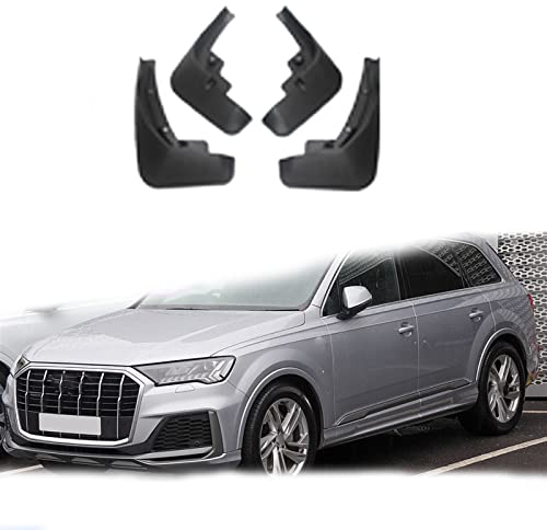 WEHOMY 4 STÜCKE Auto Vorne Hinten Rad Kotflügel Für Audi Q7 2020 2021 2022 Verkleidung Splash Durable Flaps Schmutzfänger Rad Klappe Zubehör