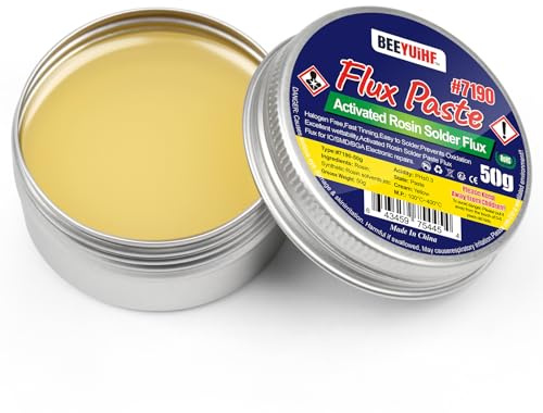 BEEYUIHF Rosin Solder Flux Paste, Flux for Soldering for SMD BGA LED PCB IC CPU electronic repair & soldering (1.76oz/50g)