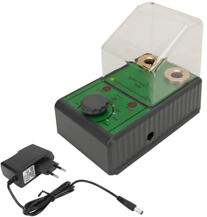 Tester per Candele per Auto, Tester per Candele a Doppio Foro Analizzatore di Accensione del Motore a Frequenza Regolabile Adatto per Veicoli a Benzina 12V Spina UE 100-240V