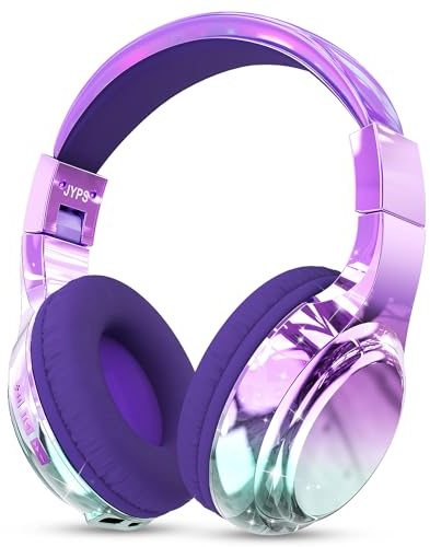 JYPS Kids Headphones Wireless, Metallic Childrens Bluetooth Headphones