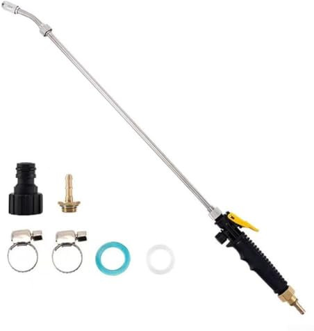 Bacchetta regolabile in acciaio inox con connettore in ottone per diverse esigenze di irrigazione (72 cm)