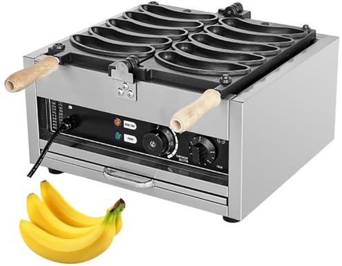 2000w Commercial Electric Waffle Maker,Electric Corn Dog Waffle Iron,2KW Stainless Steel Non-Stick Teflon Coating Waffle Iron,50-300℃ Adjustable,for Restaurants, Snack Bars