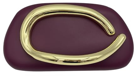 CORIOS Borsetta da Sera da Donna Clutch in Acrilico Pelle PU Pochette Piccolo con Catena Borsa Sposa Elegante Manico in Metallo Borsa a Spalla a Tracolla Retrò Borsa Messenger per Festa Ballo