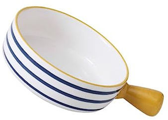 UTHCLO Ciotola Insalatiera in Ceramica Per Uso Domestico Ciotola Per Servire Cibo Resistente Elegante Per Cucina e Ristorante