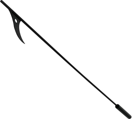 CHICAMPERA Attizzatoio per Caminetto in Acciaio Manico, Attrezzo per Barbecue Esterno Versatile, Poker per Caminetto da Campeggio, Accessorio per Riscaldamento e Focolari, Uso Domestico