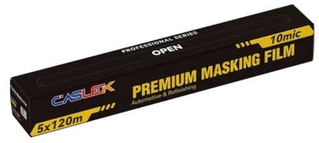 Mazouk Caslek Premium Clear Masking Film (5m x 120m) Paint Protection (5m x120m)