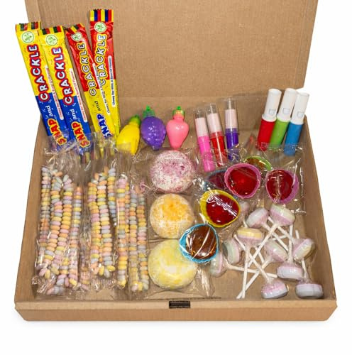 Assortiment de Bonbons Rétro, Coffret de Confiseries Premium, Cadeau Original, 42 Pièces